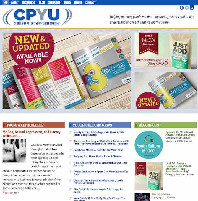 CPYU: Center for Parent / Youth Understanding