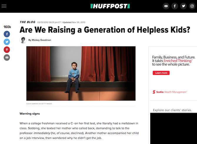 Are We Raising a Generation of Helpless Kids?