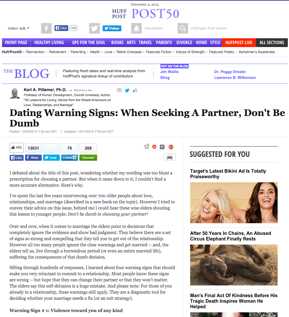 Dating Warning Signs: When Seeking A Partner, Don’t Be Dumb