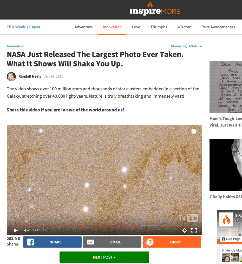 NASA Just Released The Largest Photo Ever Taken. What It Shows Will Shake You Up.