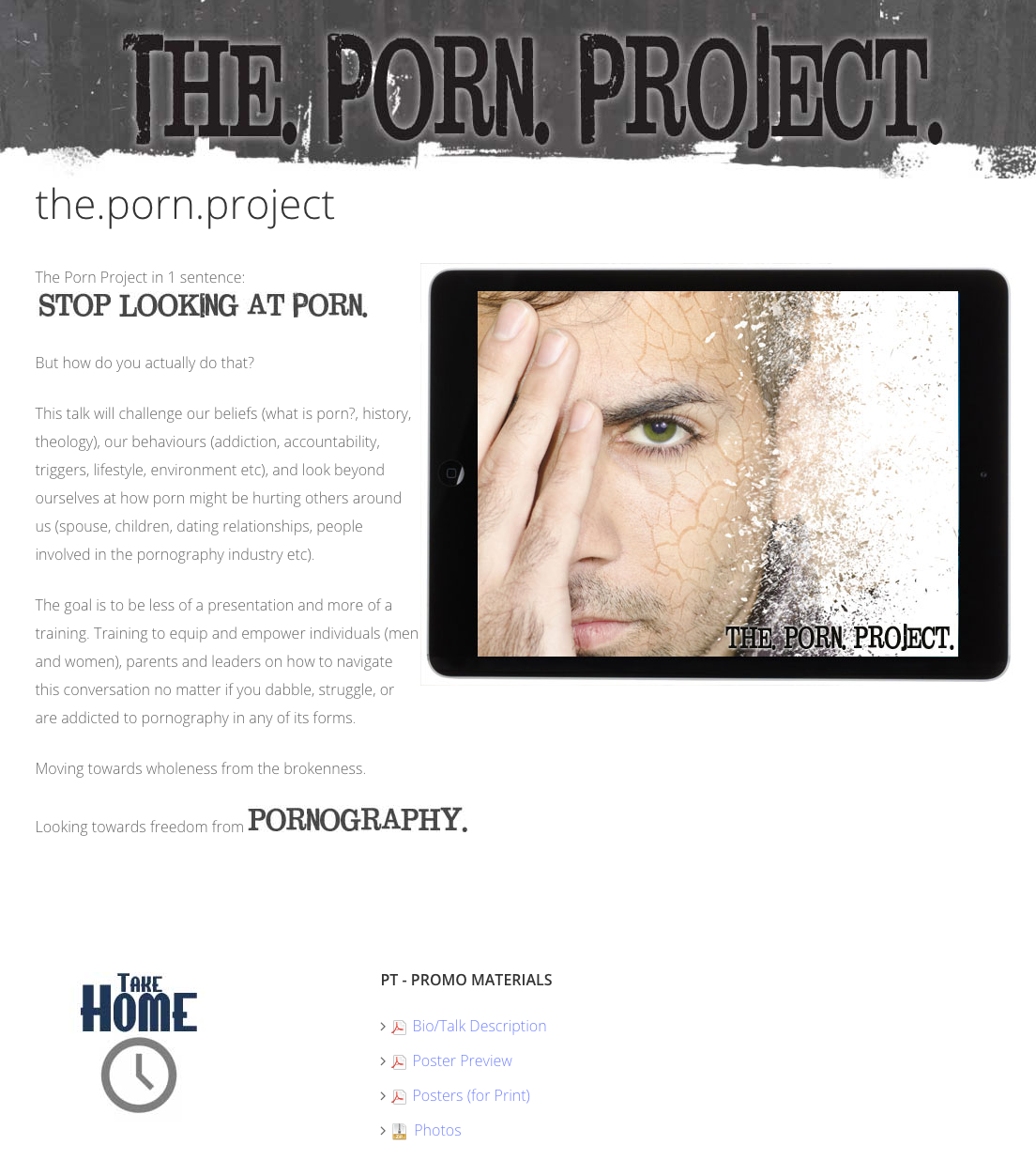 The.Porn.Project: Take home section is now live!