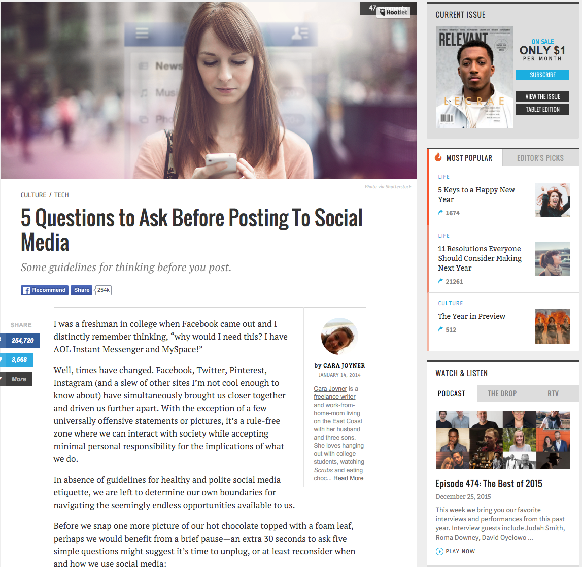 5 Questions to Ask Before Posting To Social Media