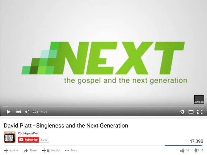 David Platt – Singleness and the Next Generation