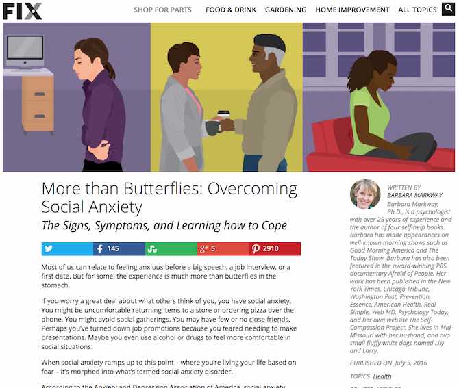 More than Butterflies: Overcoming Social Anxiety