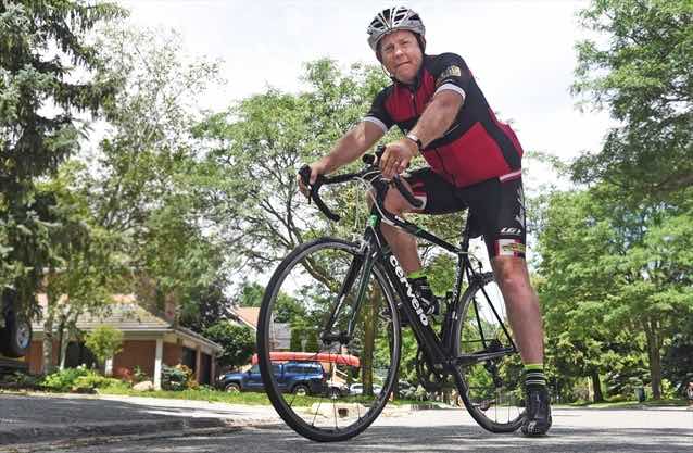 Markham cyclist shares painful story of depression