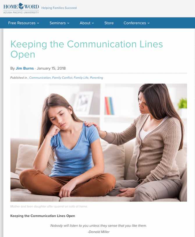 Keeping the Communication Lines Open