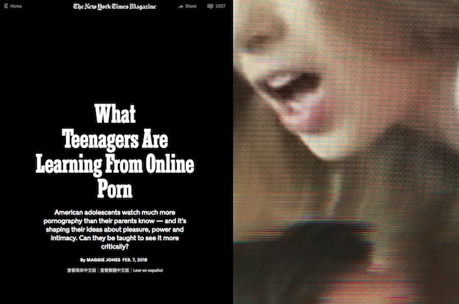 What Teenagers Are Learning From Online Porn – NY Times