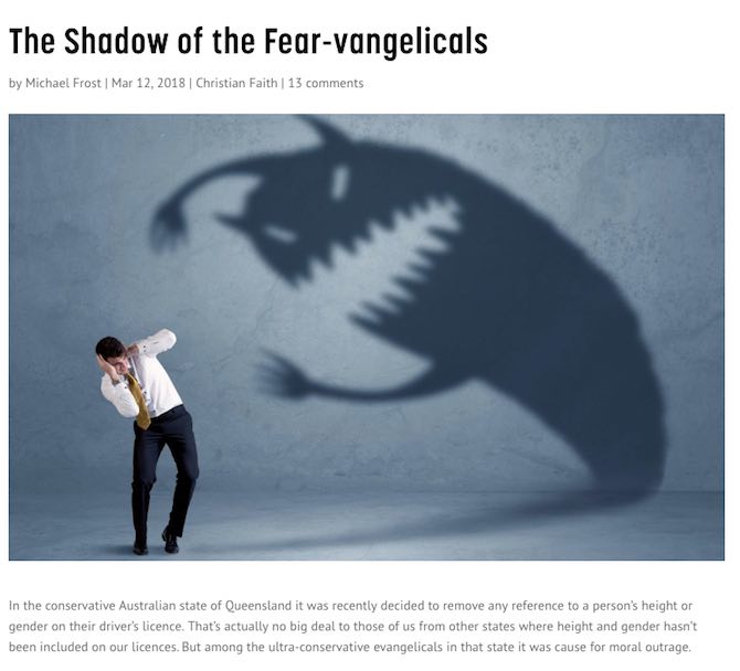 The Shadow of the Fear-vangelicals