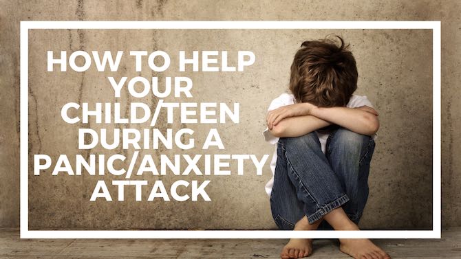 How to help your child during a panic attack