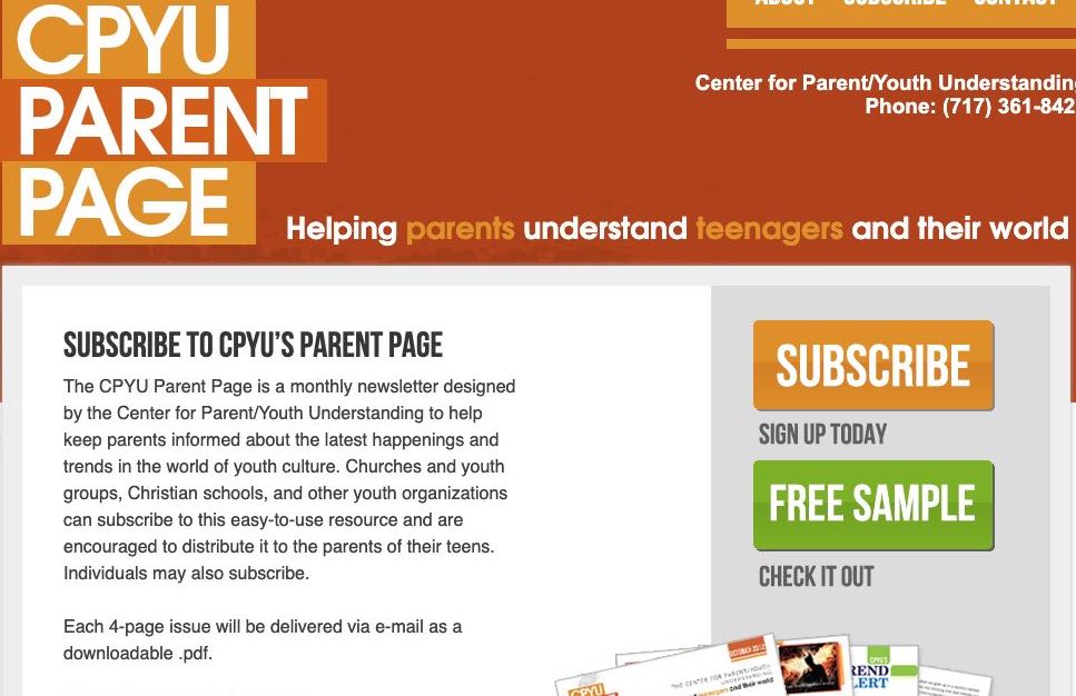 CPYU Parent Page