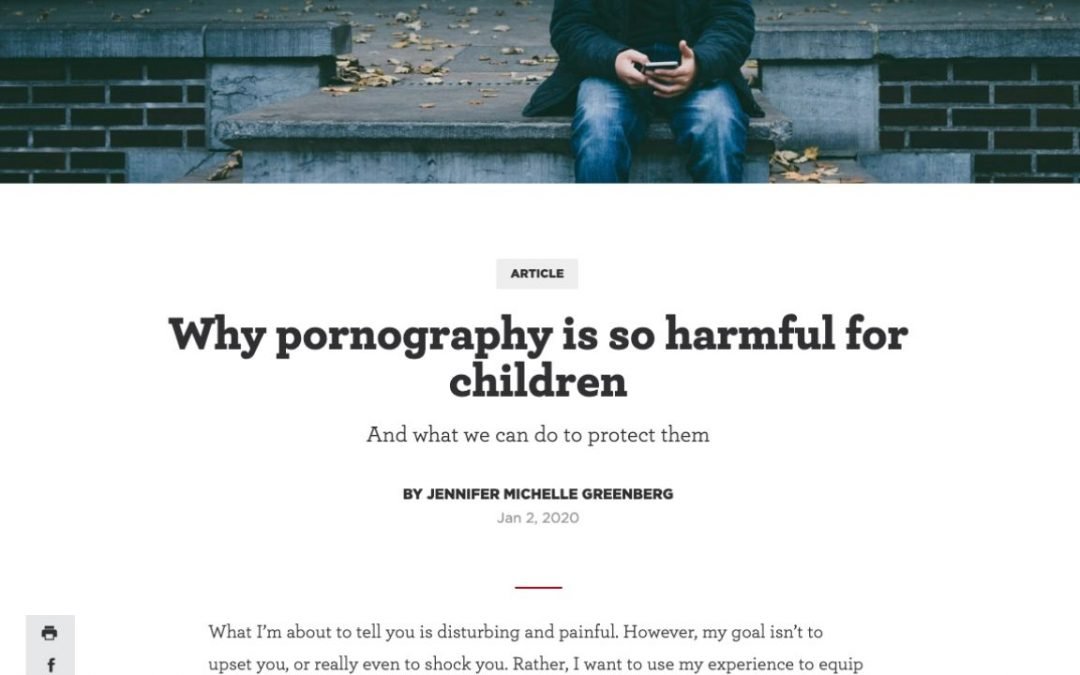 Why pornography is so harmful for children