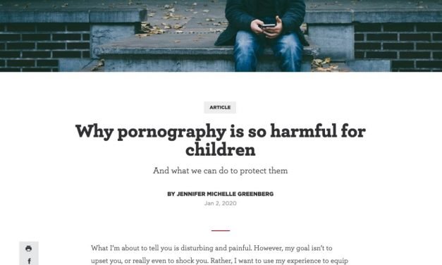 Why pornography is so harmful for children