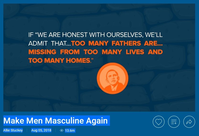 Make Men Masculine Again