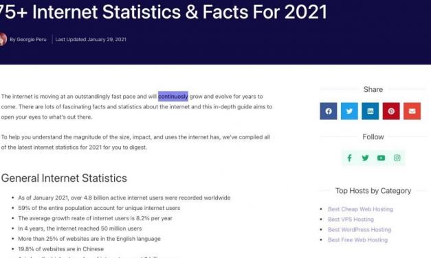 75+ fascinating Internet Statistics & Facts For 2021