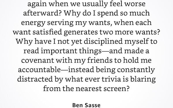 Ben Sasse: The Vanishing American Adult