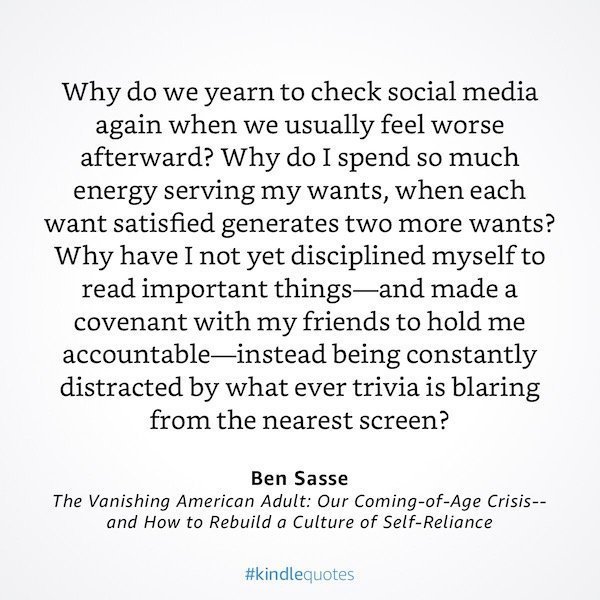 Ben Sasse: The Vanishing American Adult