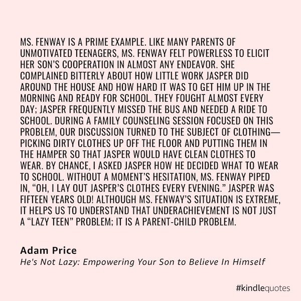 Adam Price: He’s Not Lazy