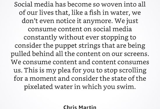 Terms of Service: The Real cost of Social Media – Chris Martin