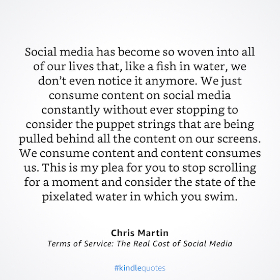 Terms of Service: The Real cost of Social Media – Chris Martin