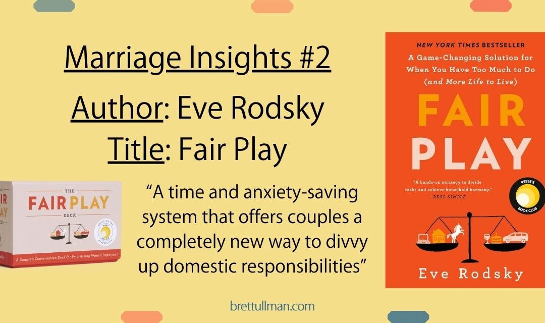 Marriage Insight #2: book suggestion Eve Rodsky