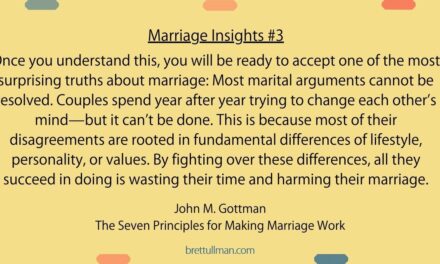 MARRIAGE INSIGHTS #3: Great Quote – John Gottman