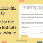 MARRIAGE INSIGHTS #10: sign up for marriage minute