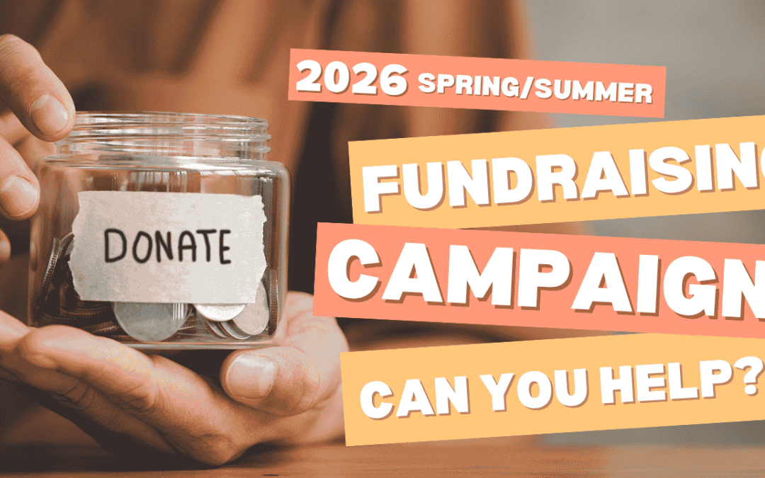 Fundraising Spring/Summer 2026 – Thanks for your support